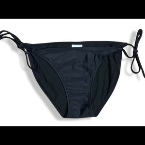 Xhilaration Black Bikini Bottoms With Tie Sides
